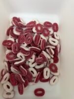 حلقات الفراولة الحلوة